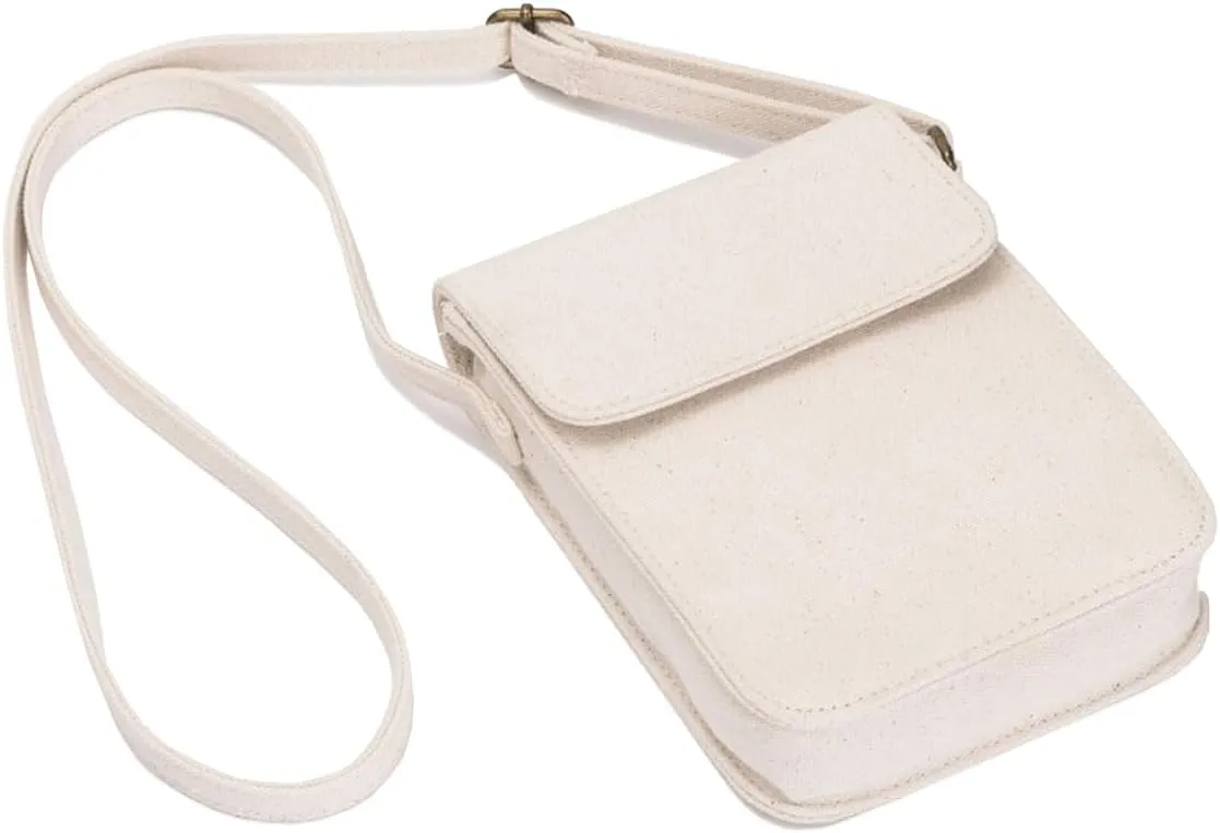 Crossbody Bag Lightweight Mobile Phone Bag & Coin Purse with Adjustable Shoulder Strap and Magnetic Closure Fastening