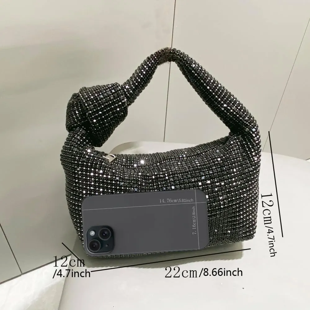 Crystal Full Rhinestone Evening clutch Bag Women's Handbags Purses Top Handle bag for Party