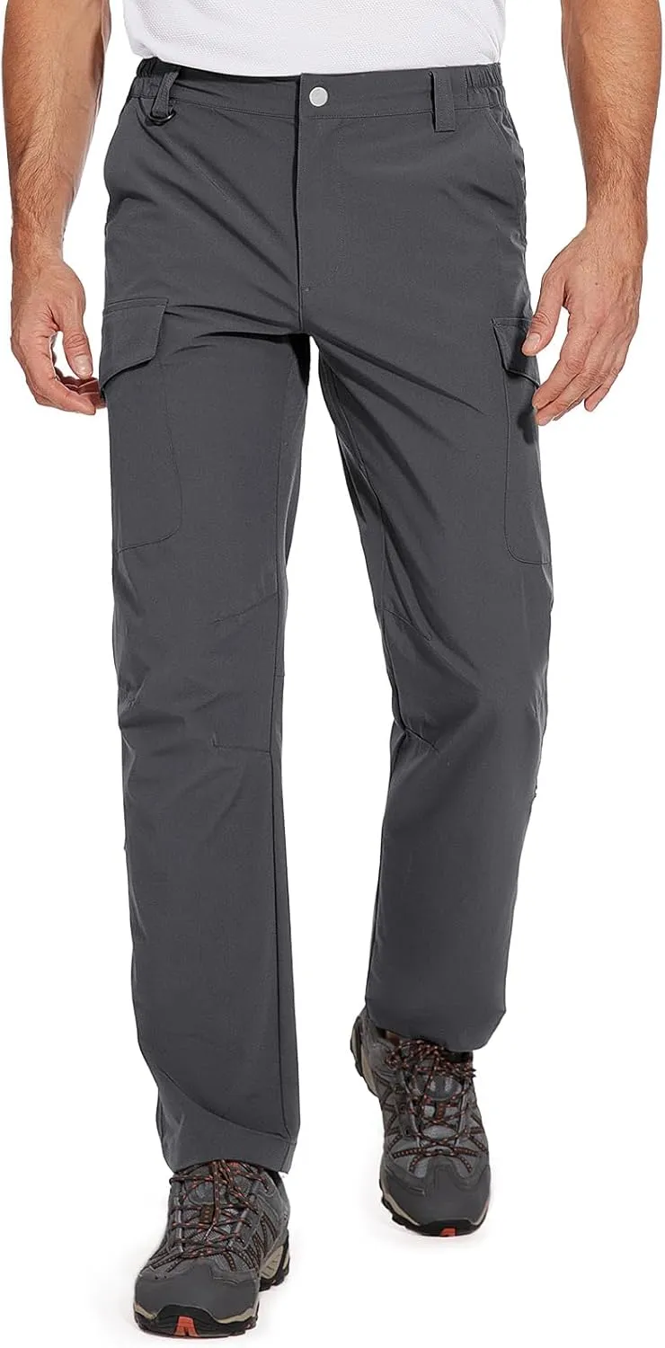 Cycorld Men's-Hiking-Pants-Lightweight-Water-Resistant-Quick-Dry Stretch for Travel Camping Fishing Outdoor