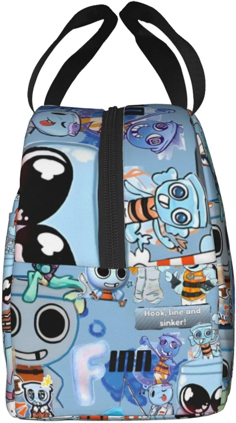 Dandys World Portable Lunch Bag, Large Capacity Lightweight Multipurpose Handbag, Unisex