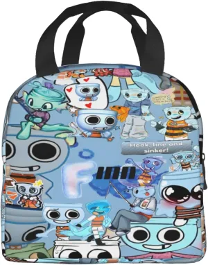 Dandys World Portable Lunch Bag, Large Capacity Lightweight Multipurpose Handbag, Unisex