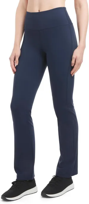 Danskin Women's Supersculpt Nylon Bootcut Yoga Pants