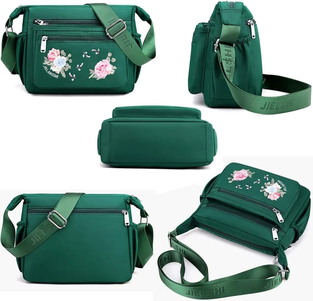 Dayfine Nylon Crossbody Bags for Women Purses and Handbags Satchel Shoulder Bag Casual Messenger Bags Ladies Crossbody Purse