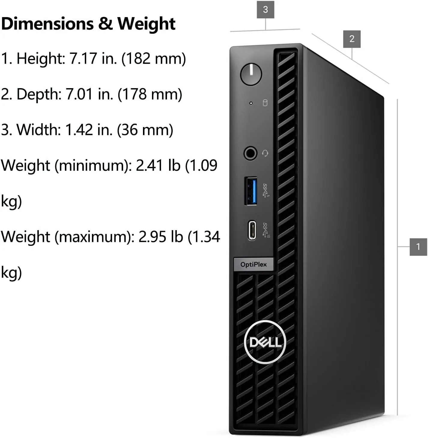 Dell OptiPlex 7020 MFF 7000 Series Mini PC Business Desktop Computer, 14th Gen Intel 14-Core i5-14500T (Beat i7-13700T), 16GB DDR5 RAM, 512GB PCIe SSD, WiFi 6E, Bluetooth, RJ-45, HDMI, Windows 11 Pro