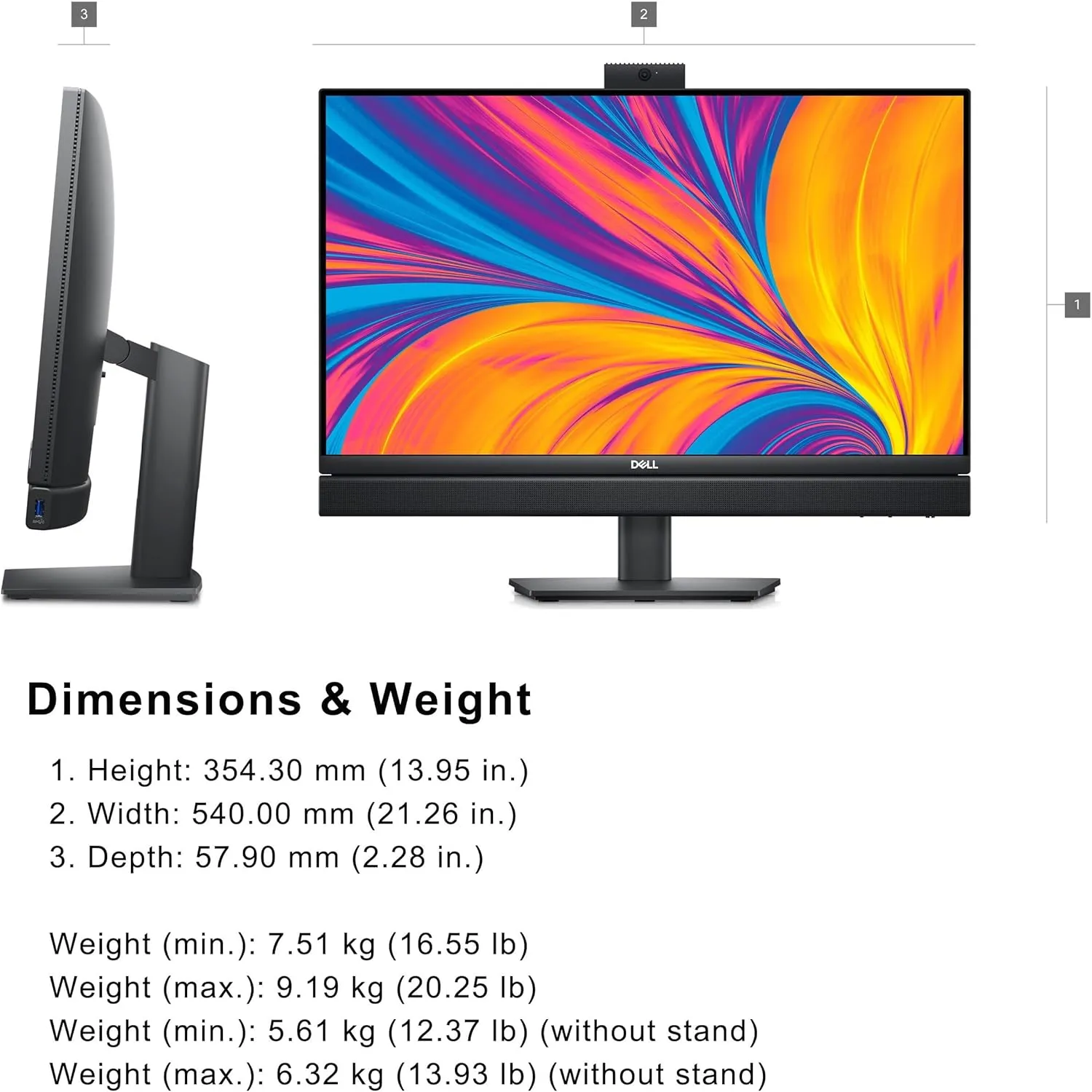 Dell OptiPlex 7420 7000 24 Business All-in-One Desktop Computer, 64GB DDR5 RAM, 1TB PCIe SSD, 14th Gen Intel 14-Core i5-14500T (Beat i7-13700T), 23.8" FHD, WiFi 6, USB-C, DisplayPort, Windows 11 Pro