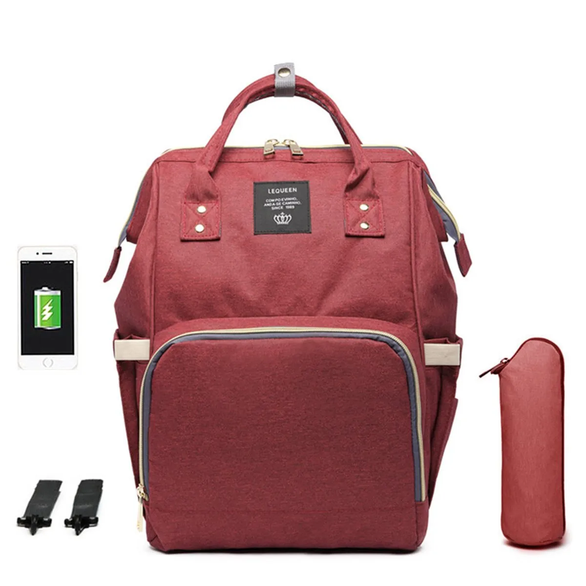 DIAPER BACKPACK w/ USB Port