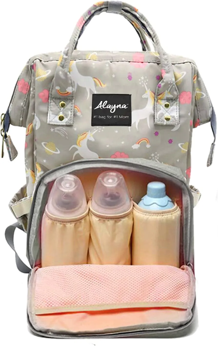 Diaper Bag Backpack Baby Bag Multifunction Maternity Travel Changing Pack – Water Resistant Nappy Tote