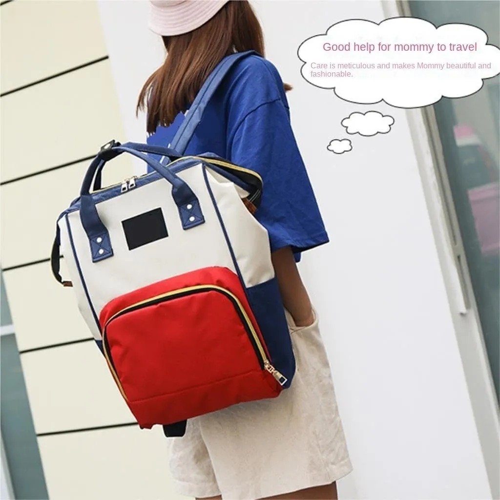 Diaper Bag Mummy bag thermal insulation fashionable lightweight travel backpack storage backpack Daiper Bag(Br)