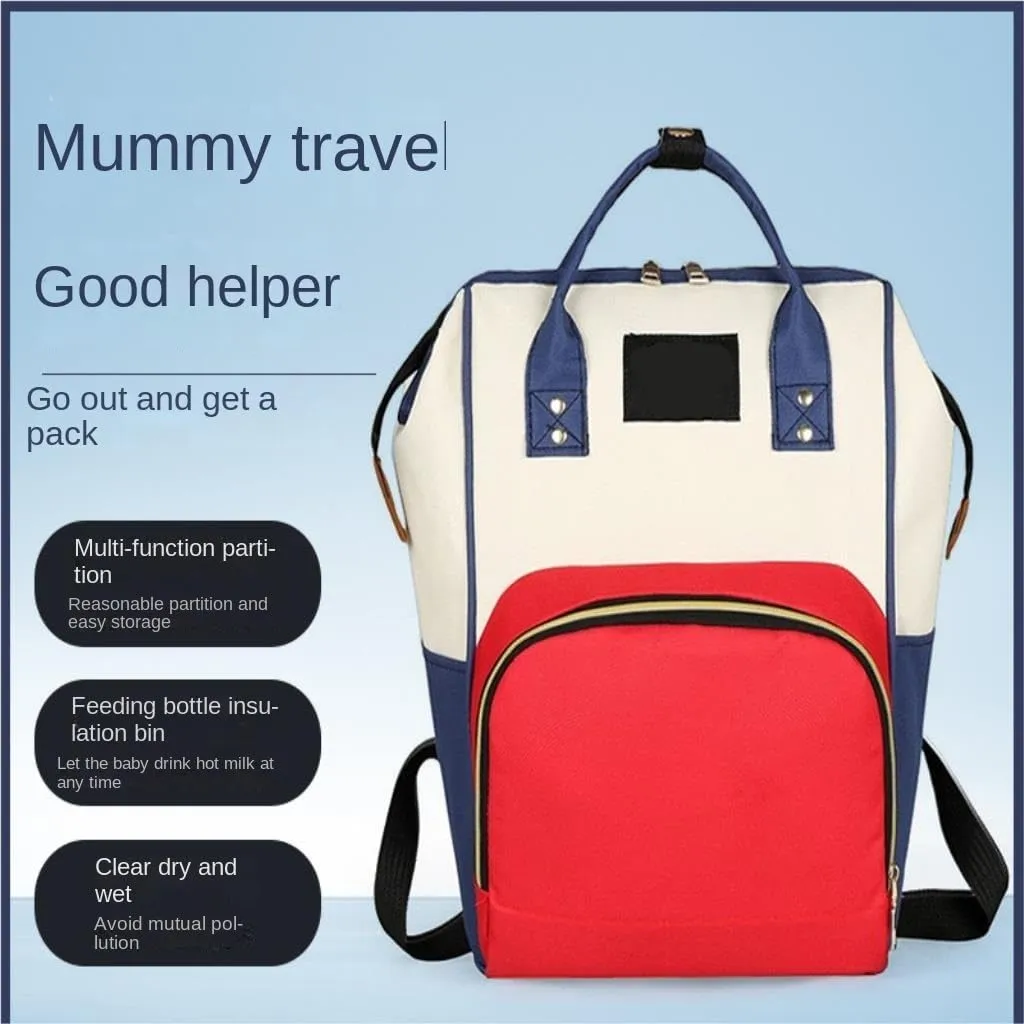 Diaper Bag Mummy bag thermal insulation fashionable lightweight travel backpack storage backpack Daiper Bag(Br)