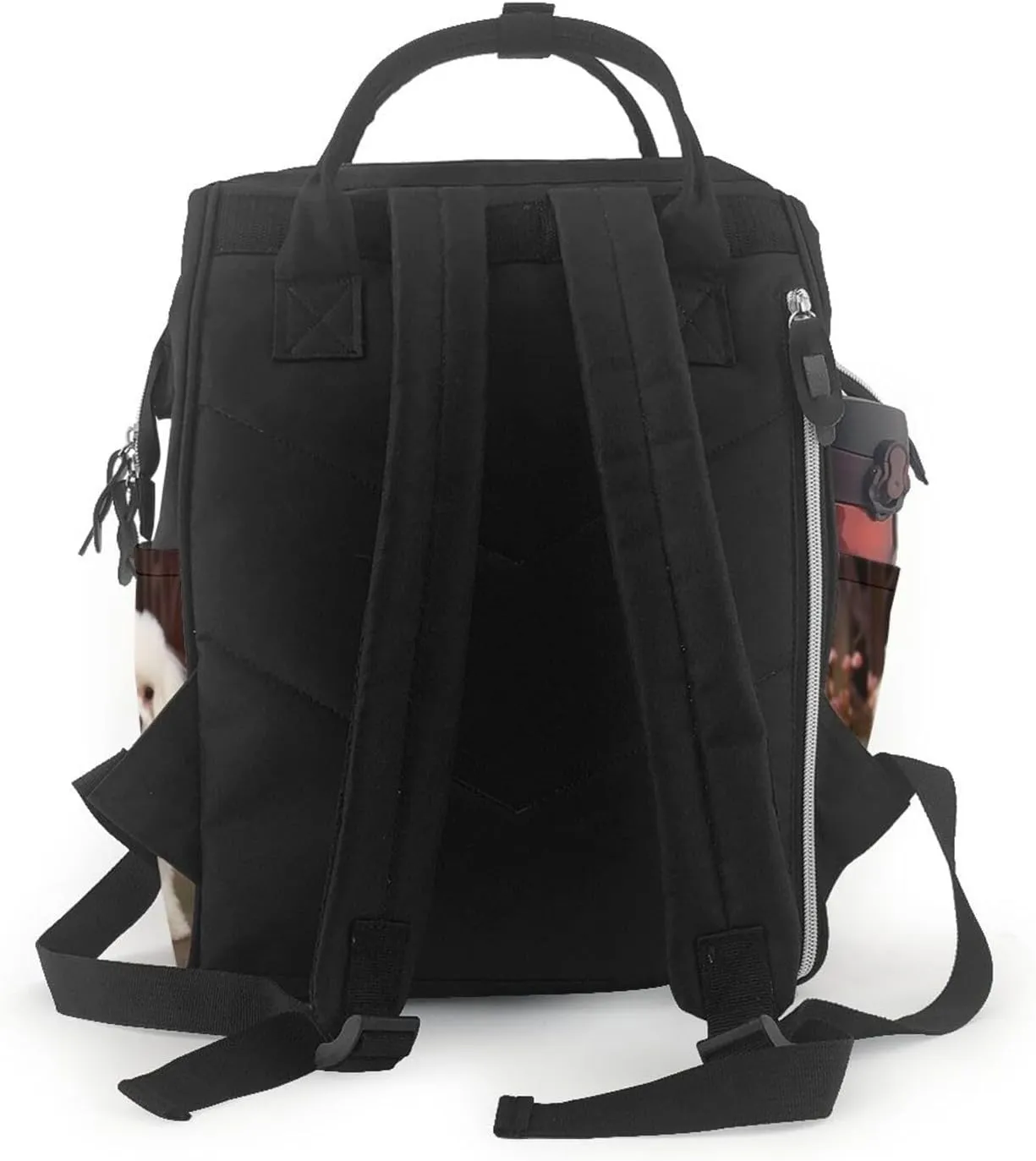 Diaper Bag Nappy Backpack Baby Bag Golden retriever Mummy Backpack Multifunction Changing Bags for Travel, French Poodle, One Size