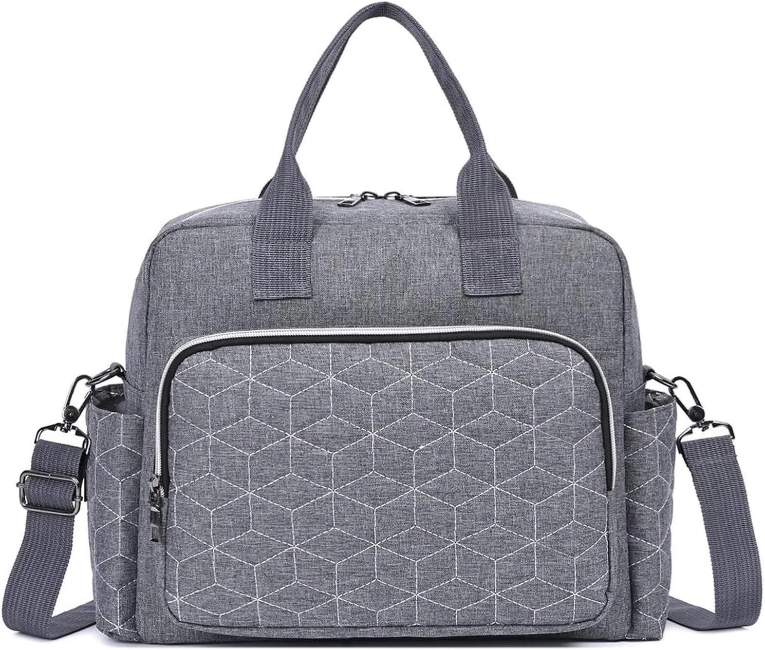 Diaper Bag Tote Baby Changing Bag Baby Bags for Mom Multifunction Travel Diaper Bag for Women（Grey2）