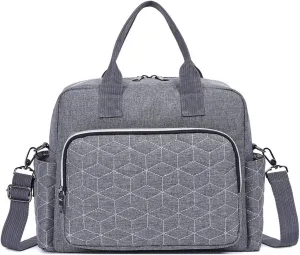 Diaper Bag Tote Baby Changing Bag Baby Bags for Mom Multifunction Travel Diaper Bag for Women（Grey2）