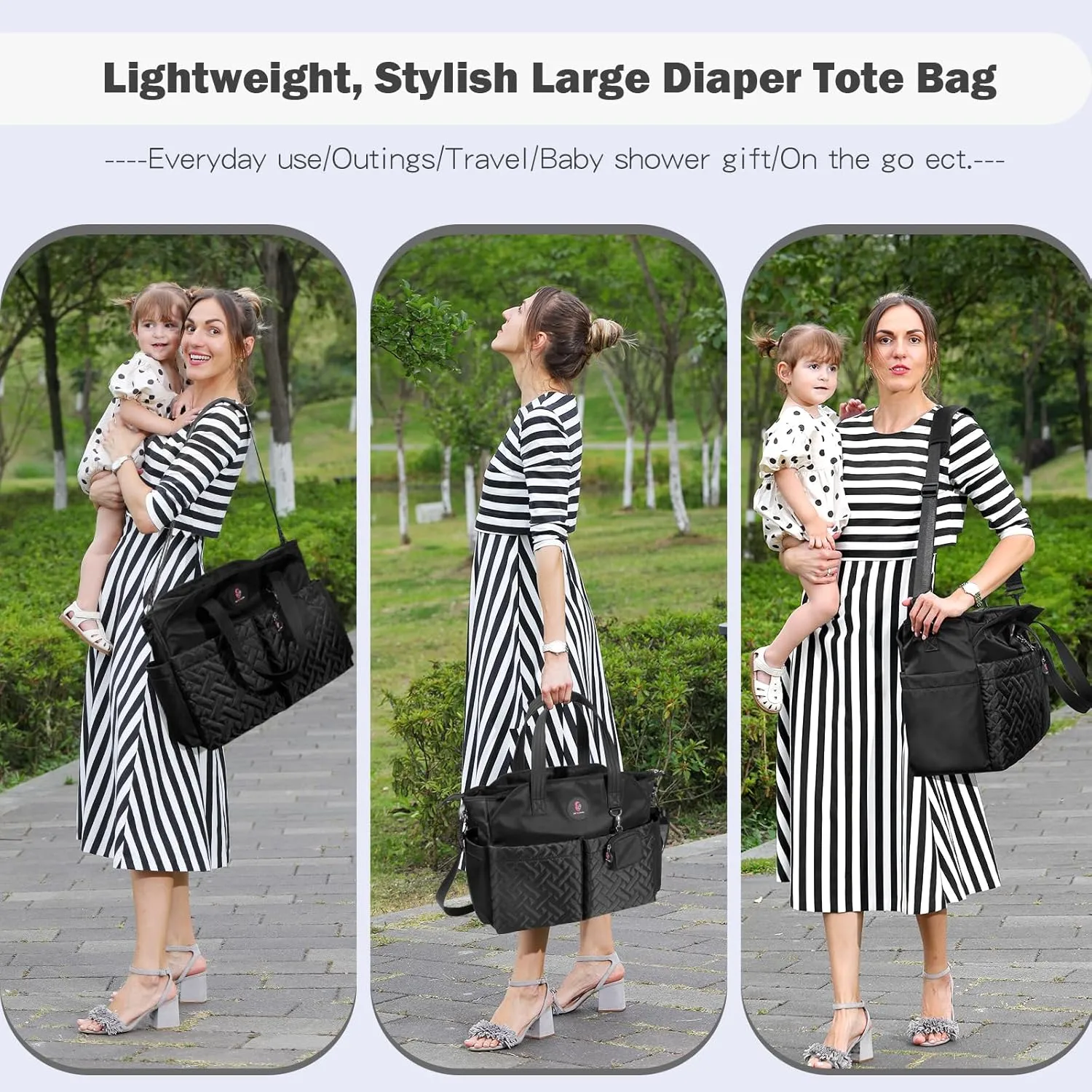 Diaper Bag Tote: Large Tote Baby Bag Boy Diaper Bag Stylish Girl Diaper Bag,Shoulder Mommy Bag