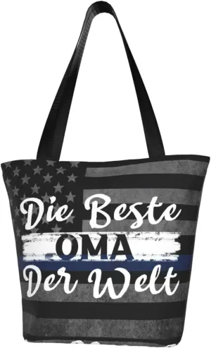 Die Beste Oma Der Welt Fashion Shoulder Bag Large Capacity For Man Or Woman
