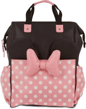 Disney Baby Diaper Bag, Minnie Mouse Big Bow, Backpack