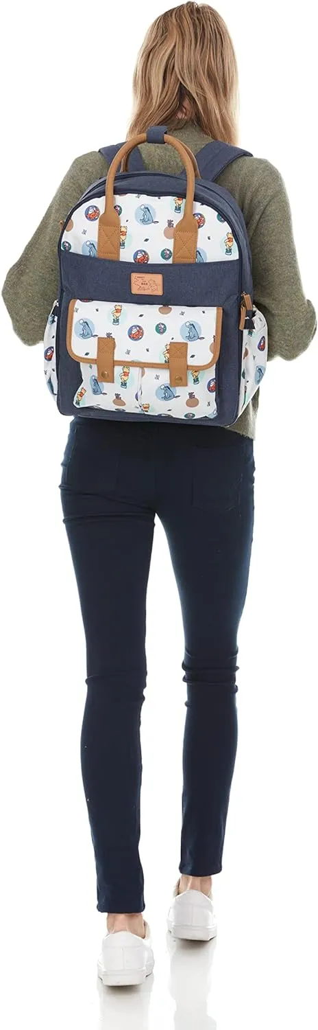Disney Baby Diaper Bag, Winnie The Pooh Double Hnadle, Backpack