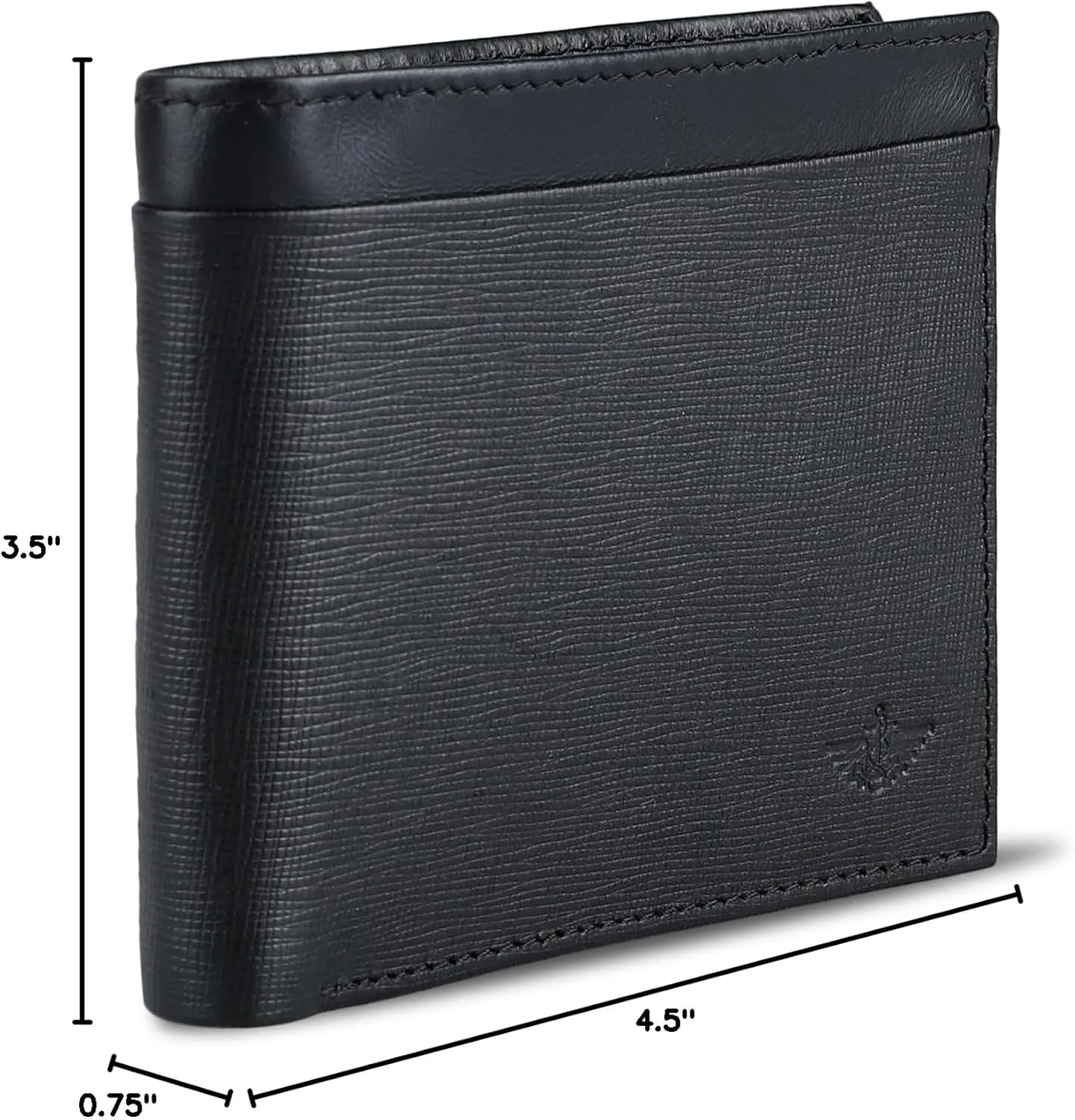 Dockers Men's Extra Capacity Bifold Wallet with ID Window and Multiple Card Slots