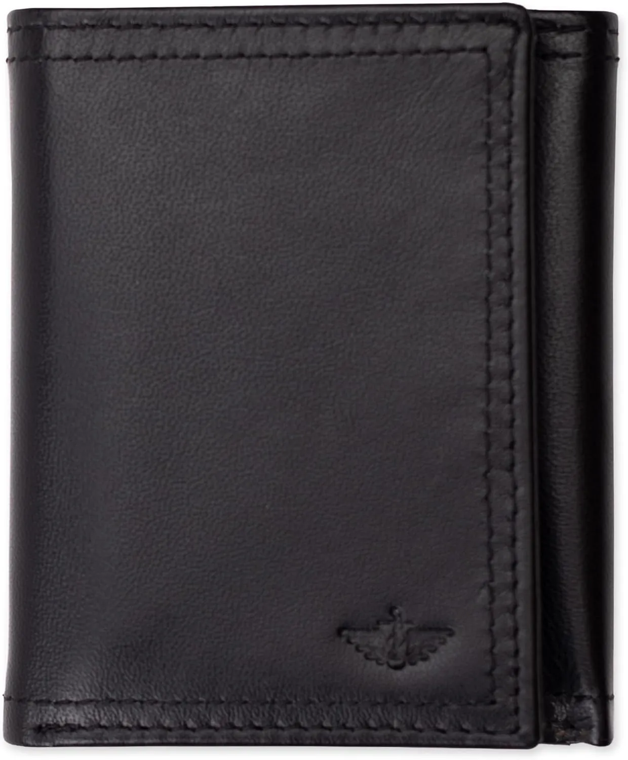 Dockers Men's Extra Capacity Slim Profile Trifold Wallet with Multiple Card Slots and ID Window