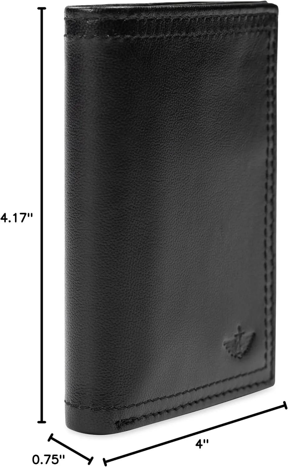 Dockers Men's Extra Capacity Slim Profile Trifold Wallet with Multiple Card Slots and ID Window