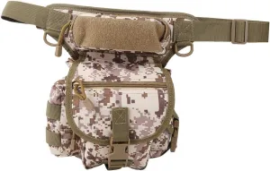 Durably 900D Water Oxford Cloth Drop Leg, Tear and, Humanized Storage Space, Ideal for Sports, Leisure, Travel, Multifunction Photography and (Desert Digital (spot) One Size)
