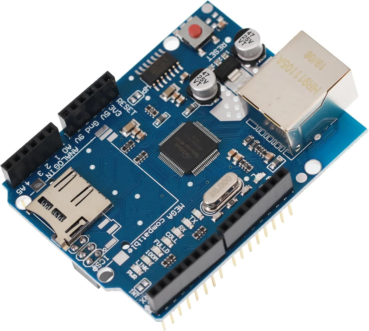 DUTTY W5100 Arduino Ethernet Network Expansion Module with Micro SD Card Slot