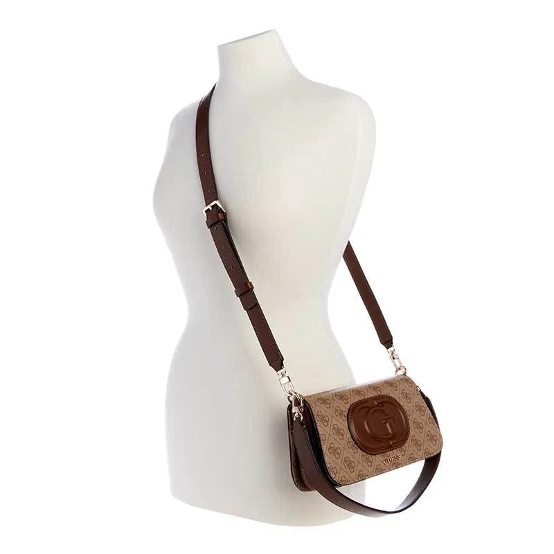 ECO MIETTA FLAP SHOULDER BAG - TAS GUESS ORIGINAL WANITA