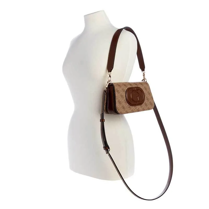 ECO MIETTA FLAP SHOULDER BAG - TAS GUESS ORIGINAL WANITA