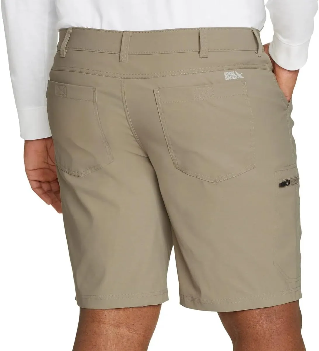Eddie Bauer Men’s UPF 50  Classic Fit Stretch Lightweight Tech Short