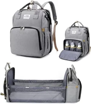EI UNION Diaper Backpack with Changing Station and Pad, Baby Nursing Bag, Bottle Bag, Waterproof, Large Capacity, Baby Registry Search, Newborn Essentials