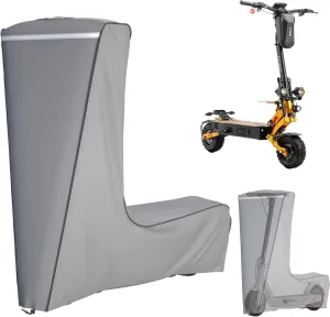 Electric Scooter Cover,1680D Heavy Duty Waterproof and Dustproof Oxford Cloth, UV Resistant & Anti-Scratch, Includes Storage Pouch,A better fitting electric scooter cover (61x8x53 inches)