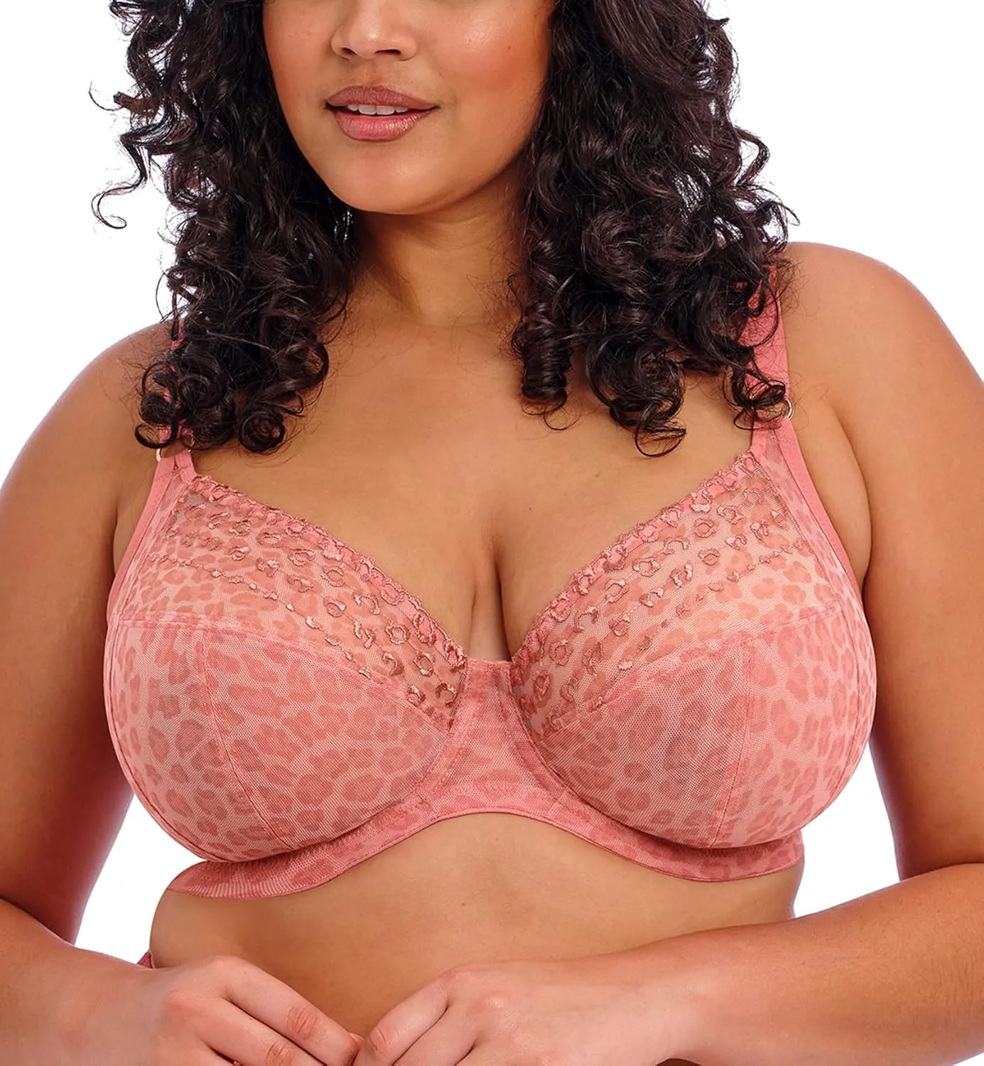 Elomi Women's Plus Size Matilda Underwire Plunge Bra Haute Red