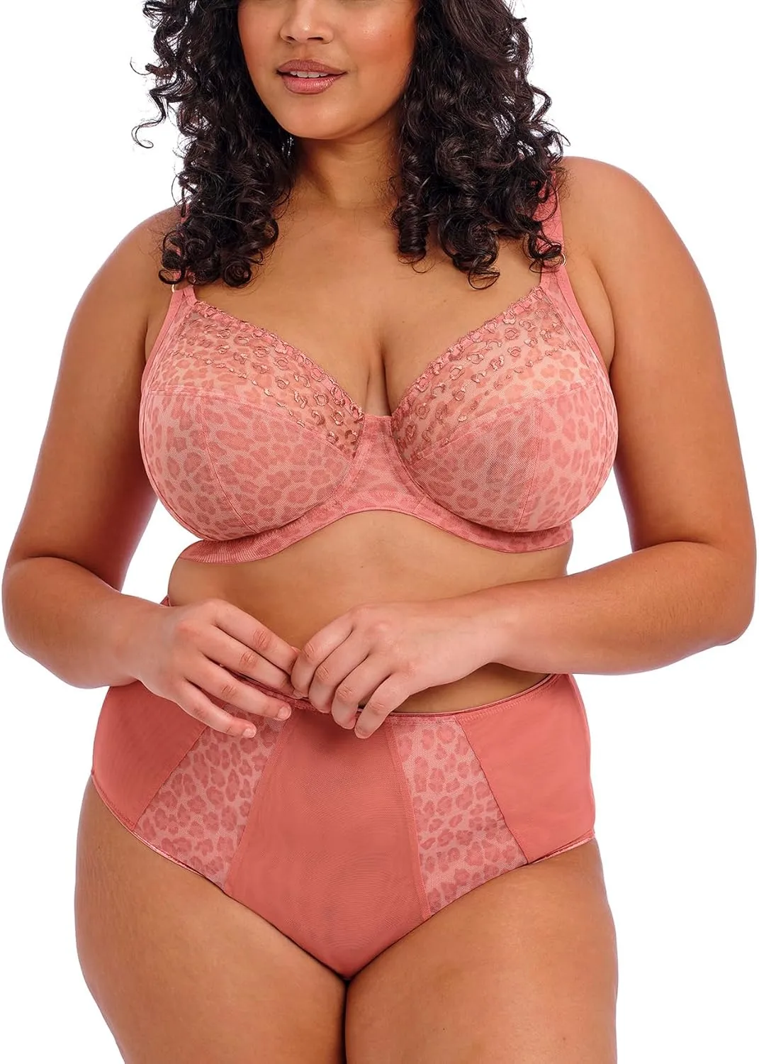 Elomi Women's Plus Size Matilda Underwire Plunge Bra Haute Red