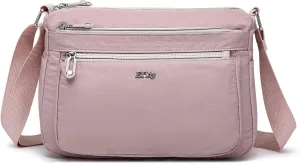 ETidy Casual Nylon Shoulder Bag For Women Waterproof Lightweight Crossbody Purse Hobo Bag