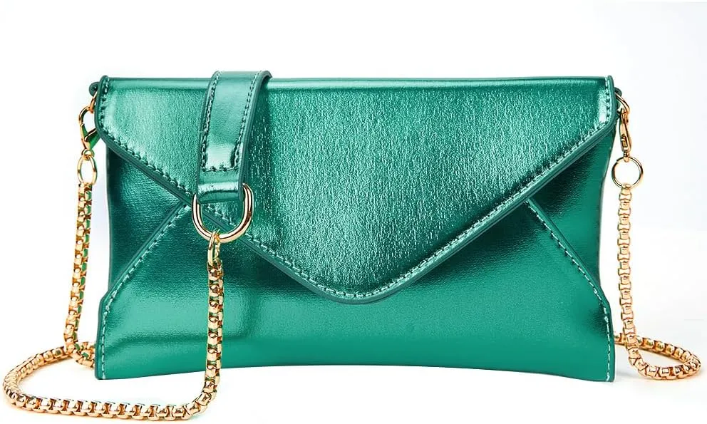 Evening Clutch Purse for Women Envelope Clutches Crossbody Bag Wedding Purses Prom Party Night Shiny Small Shoulder Handbag