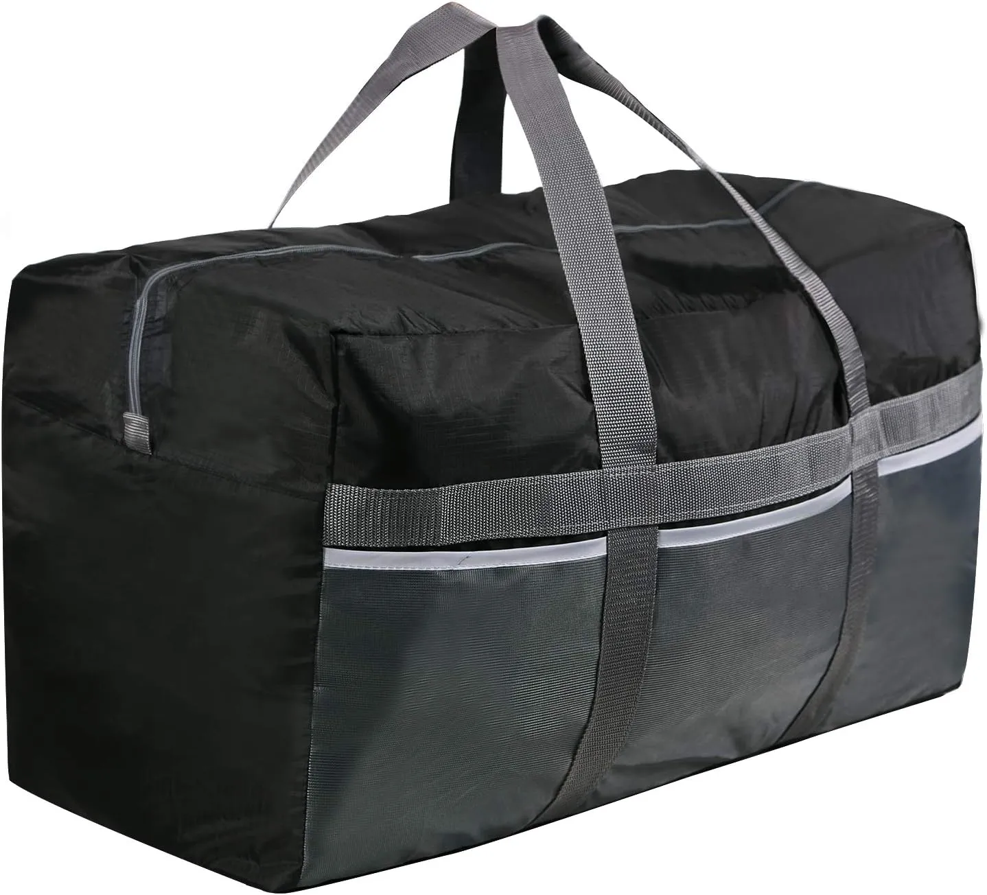 Extra Large Duffle Bag, Water Repellency Travel Foldable Duffle Bag for Men Women Adults, 96L, Black