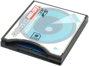 Extreme Speed SD/SDHC/MMC/Eye-Fi Card to Compact Flash CF Type II Adapter for Professional DSLR Digital SLR Camera Canon 50D, 5D Mark II, 5D Mark III, 7D Nikon D200, D300, D900 etc.