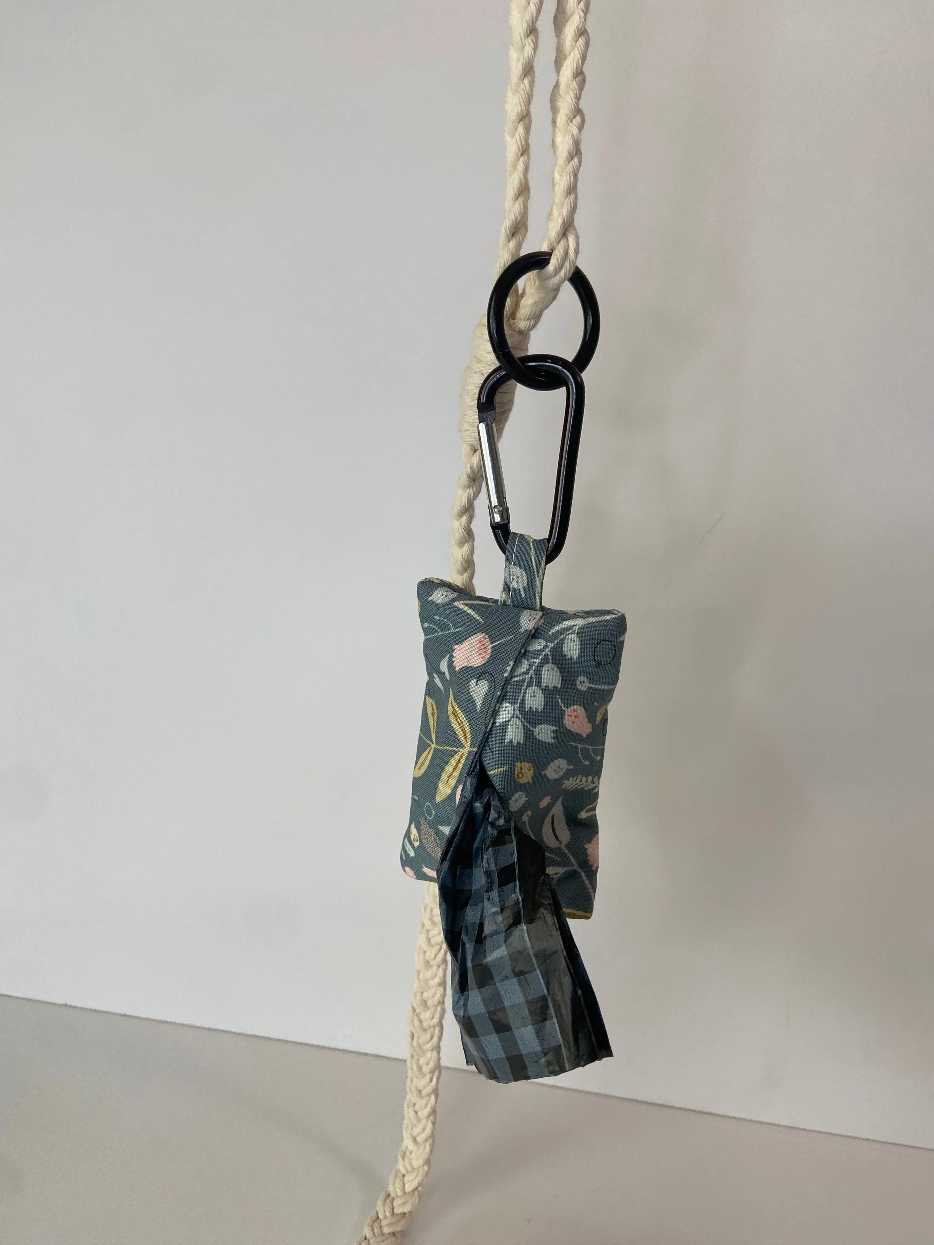 Fabric Poop Bag Pouch