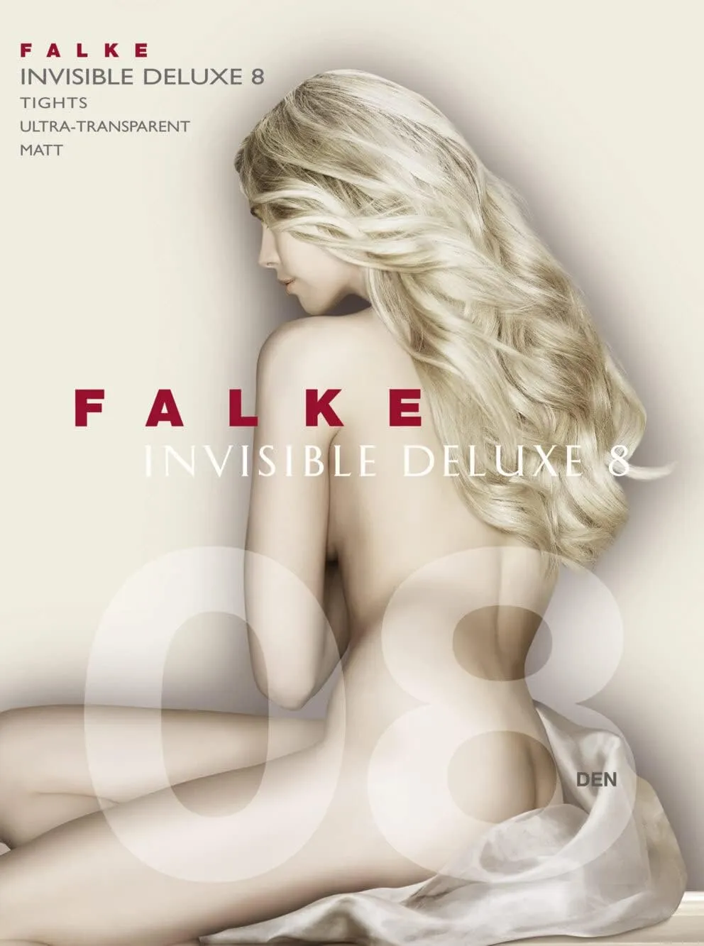 FALKE womens Invisible Deluxe 8 Den Tights W 1 Pair