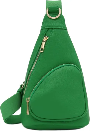 FashionPuzzle Compact Triangle Sling Bag