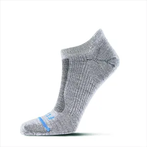 FITS Light Runner No Show Merino Wool Socks for Men and Women, Breathable, Lightweight, Athletic Sock, Whole Foot Comfort