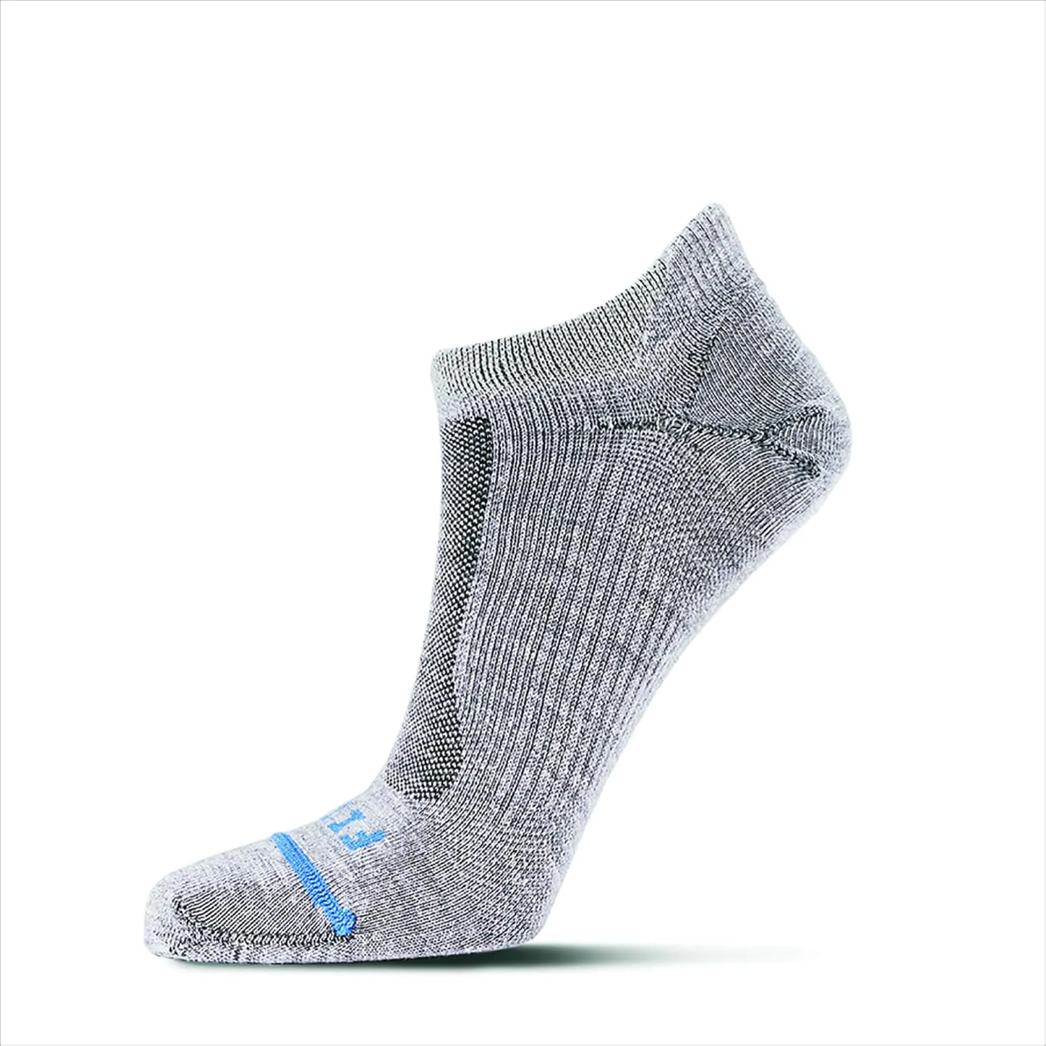 FITS Light Runner No Show Merino Wool Socks for Men and Women, Breathable, Lightweight, Athletic Sock, Whole Foot Comfort