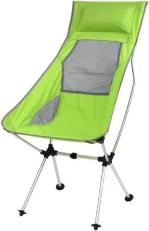Folding Chairs Outdoor Ultralight Portable with Carry Bag Capacity Moon Chair Camping Beach