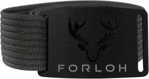 FORLOH Black Buckle Technical Hunting Belt - Durable Men's Tactical Belt | Silent Operation, Lightweight Nylon Webbing