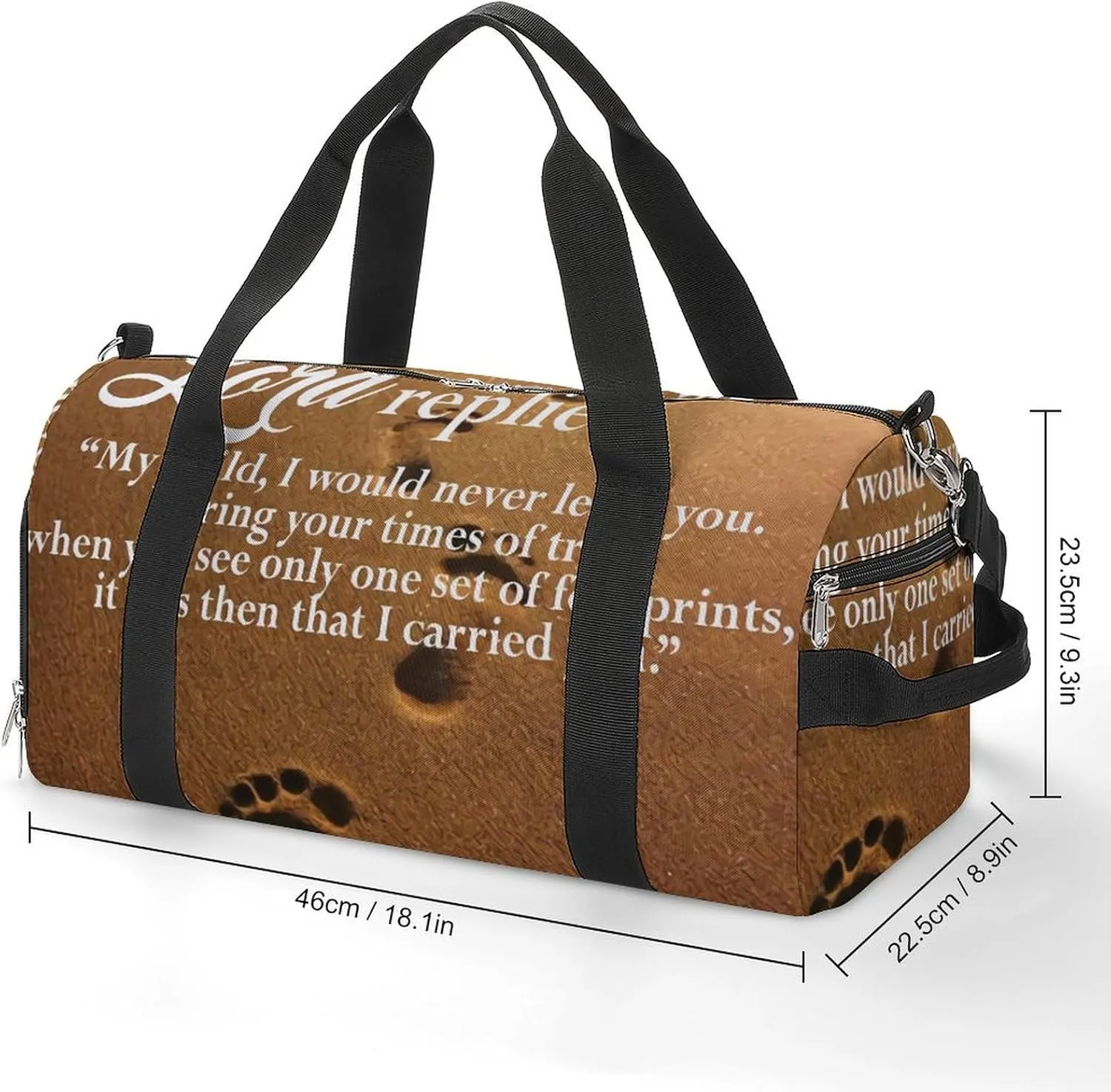 French Fries Fun Food Fitness Bag with Large Capacity Backpack And Waterproof Bag