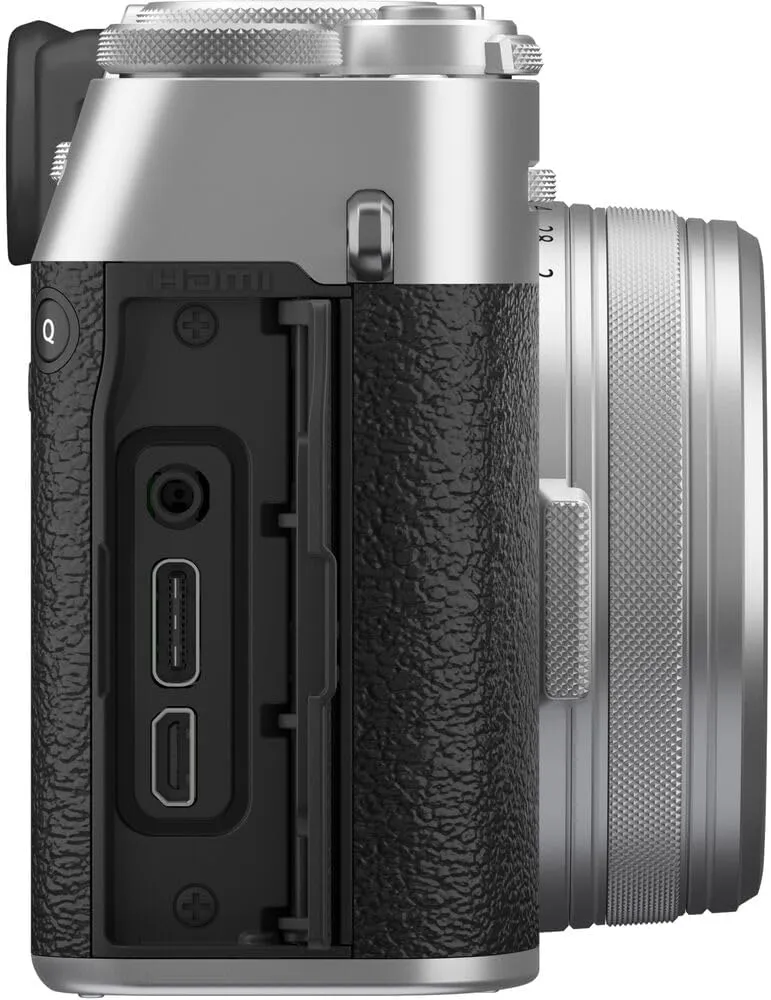 FUJIFILM X100VI Digital Camera (Silver) (16821822)   64GB Card   Card Reader   Carrying Case   Memory Card Wallet   Cleaning Kit Bundle