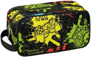 Game Kids Travel Toiletry Bag Boys Toiletry Pouch Waterproof Small Dopp Kit for Kids Hanging Wash Bag Cosmetic Bag Toiletry Bag for Travel Essential
