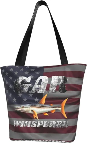 Gar Fish Whisperer1 Fashion Shoulder Bag Large Capacity For Man Or Woman