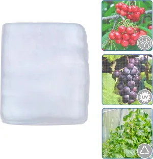 Garden Netting Mosquito Insect Birds Animals Barrier Protection Net Ultra Fine Garden Mesh Netting Plant Covers for Vegetable Plants Fruits Flowers Trees Greenhouse Row Cover(10×50 Ft)