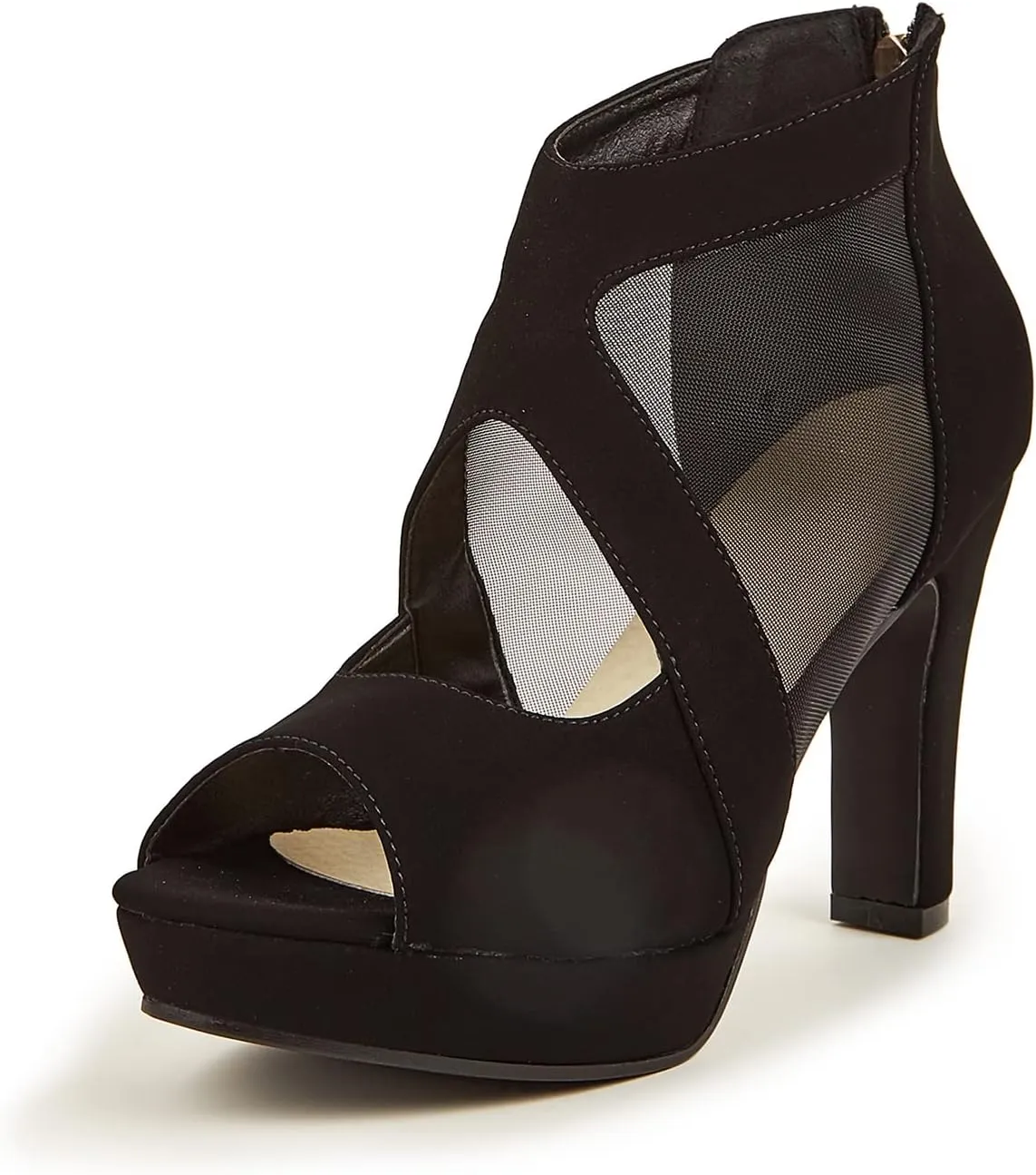 GATUXUS Open Toe Women's Platform Chunky High Heel Sandals Shoes Sexy Heels Strappy Sandals
