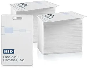 Genuine HID ProxCard II 1326 LMSMV Clamshell Proximity Card for Access Control. Pre-Programmed Standard 26 bit H10301 Format. (25 Pack)
